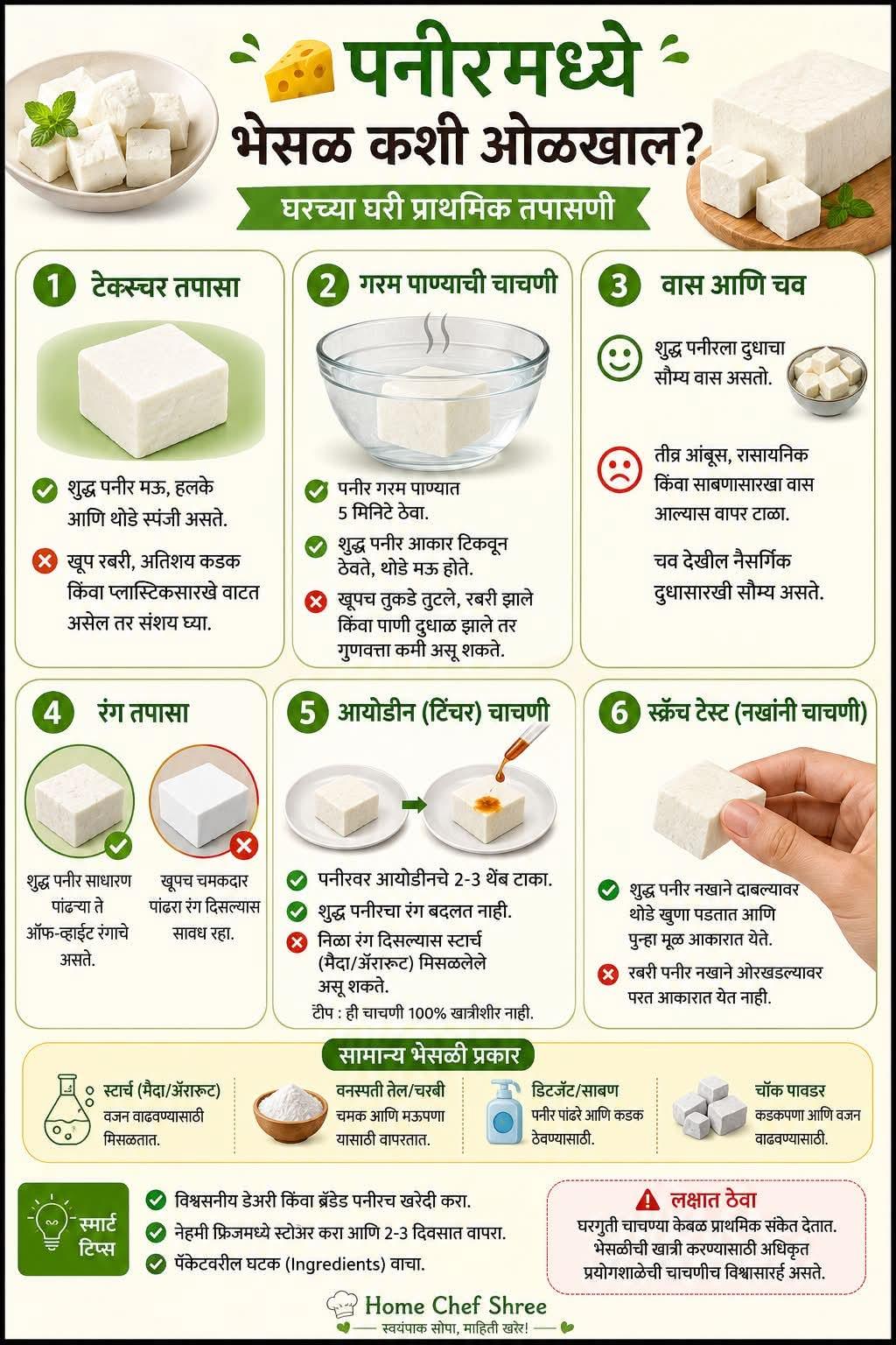 पनीरमध्ये कशी होती भेसळ